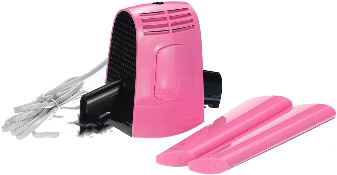 Portable Clothes Dryer Foldable Laundry Dryer Smart Shoes Dryer Coat Clothes Electric Rack Hanger for Home Travel (Color : Blue) (Purple)