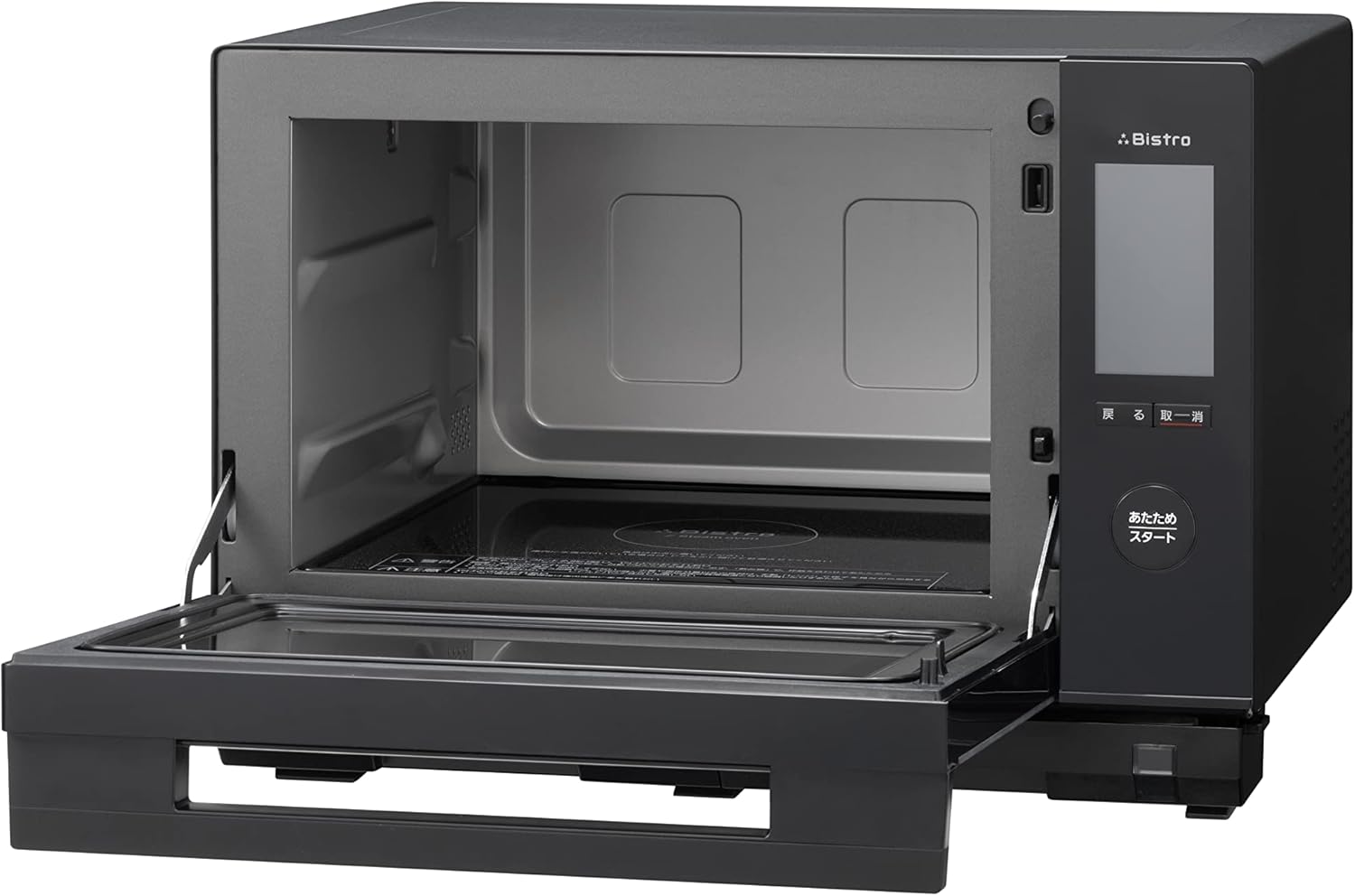 Panasonic NE-BS658-K Bistro Steam Oven Range 26L LCD Touch Panel, Black
