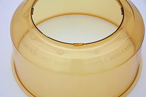 Nuwave Power Dome for the NuWave Pro Plus Oven and Elite Oven – Genuine Replacement Part Made by Manufacturer, Transparent Amber