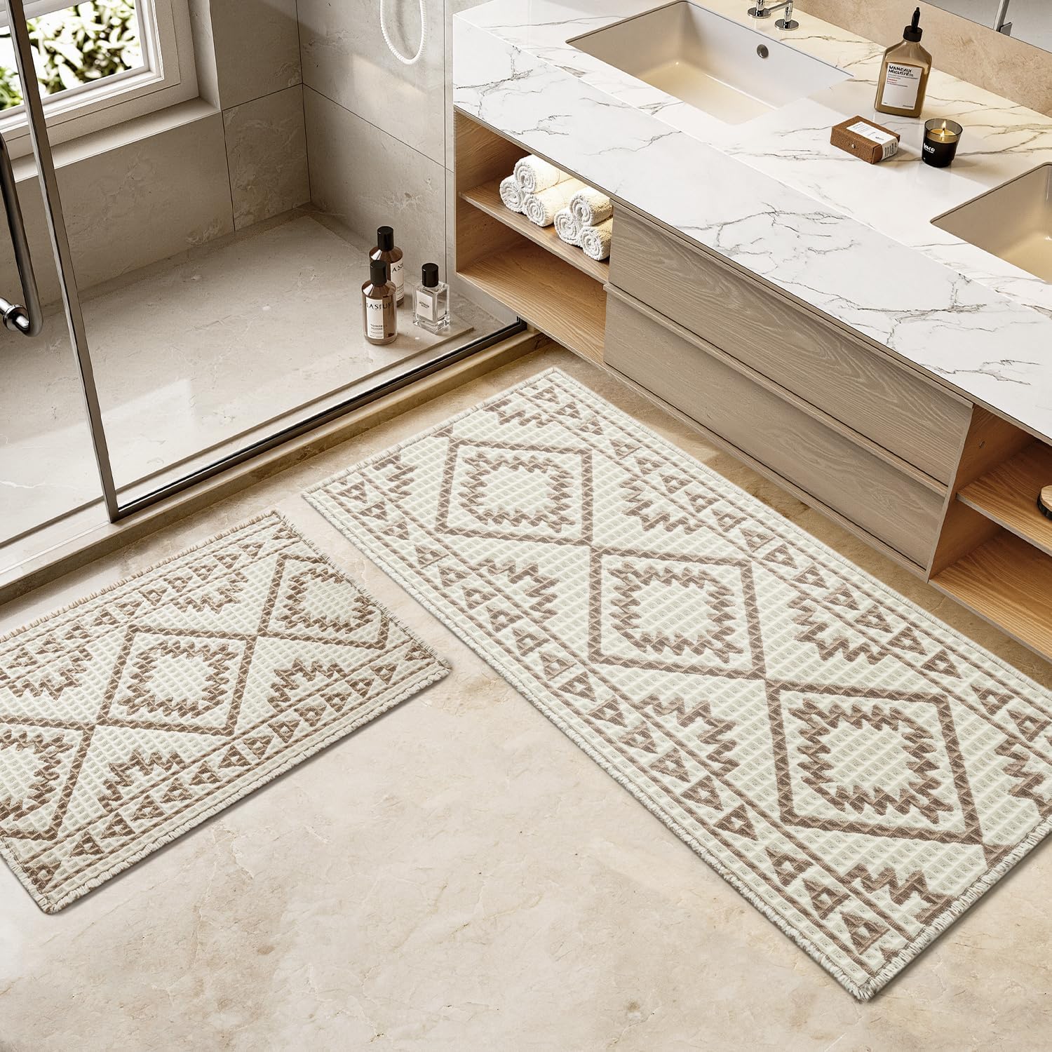 PADOOR-Waffle Bath Mat 24