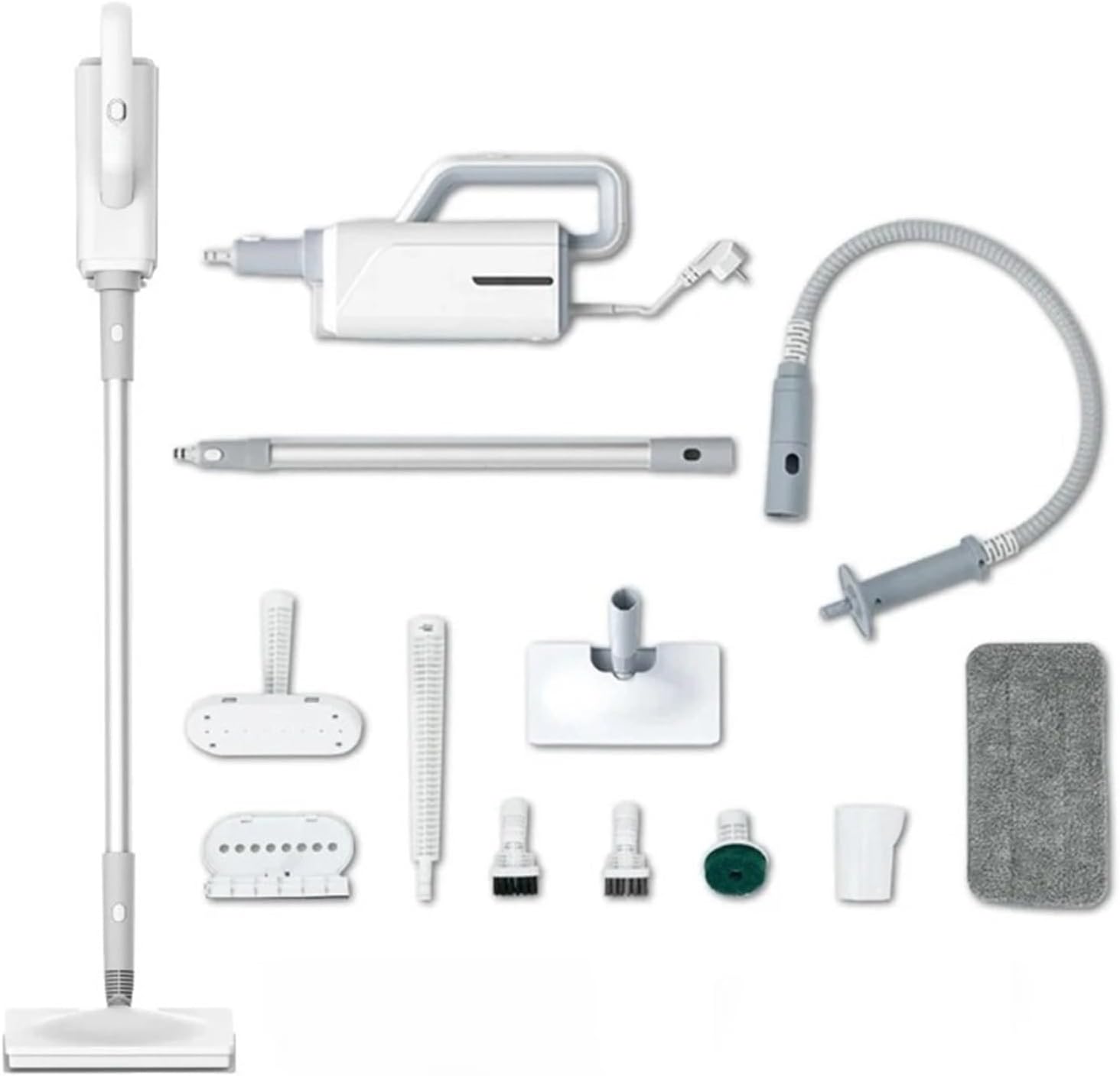 Heated Spray Steam Cleaner Mop Multi-Function Hand Steamer For Floor, Carpet, Window Cleaning