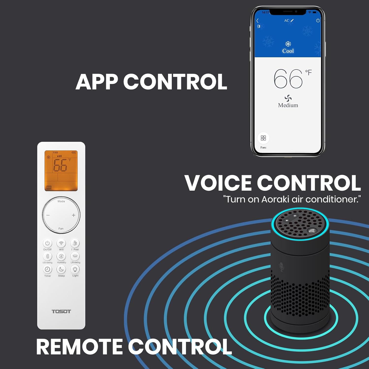 TOSOT 12,000 BTU 24.5 SEER2 Mini-Split Air Conditioner & Heater, Energy Star & Cold Climate Certified, Ductless Inverter AC Unit with WiFi, Supports ERV System, 110-120V, Aoraki Series, White