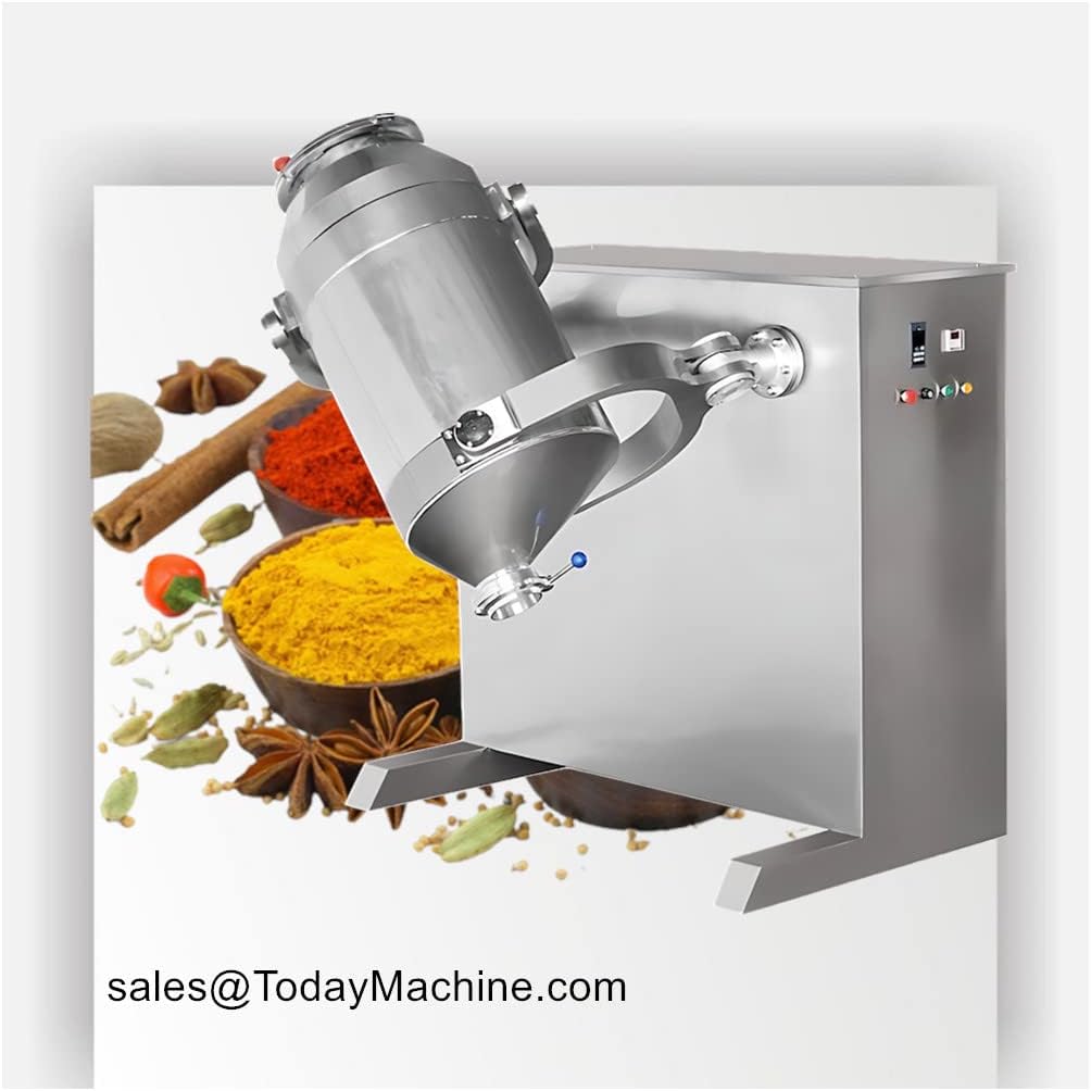 Automatic 3D Powder Blender Dry Powder Blending Machine