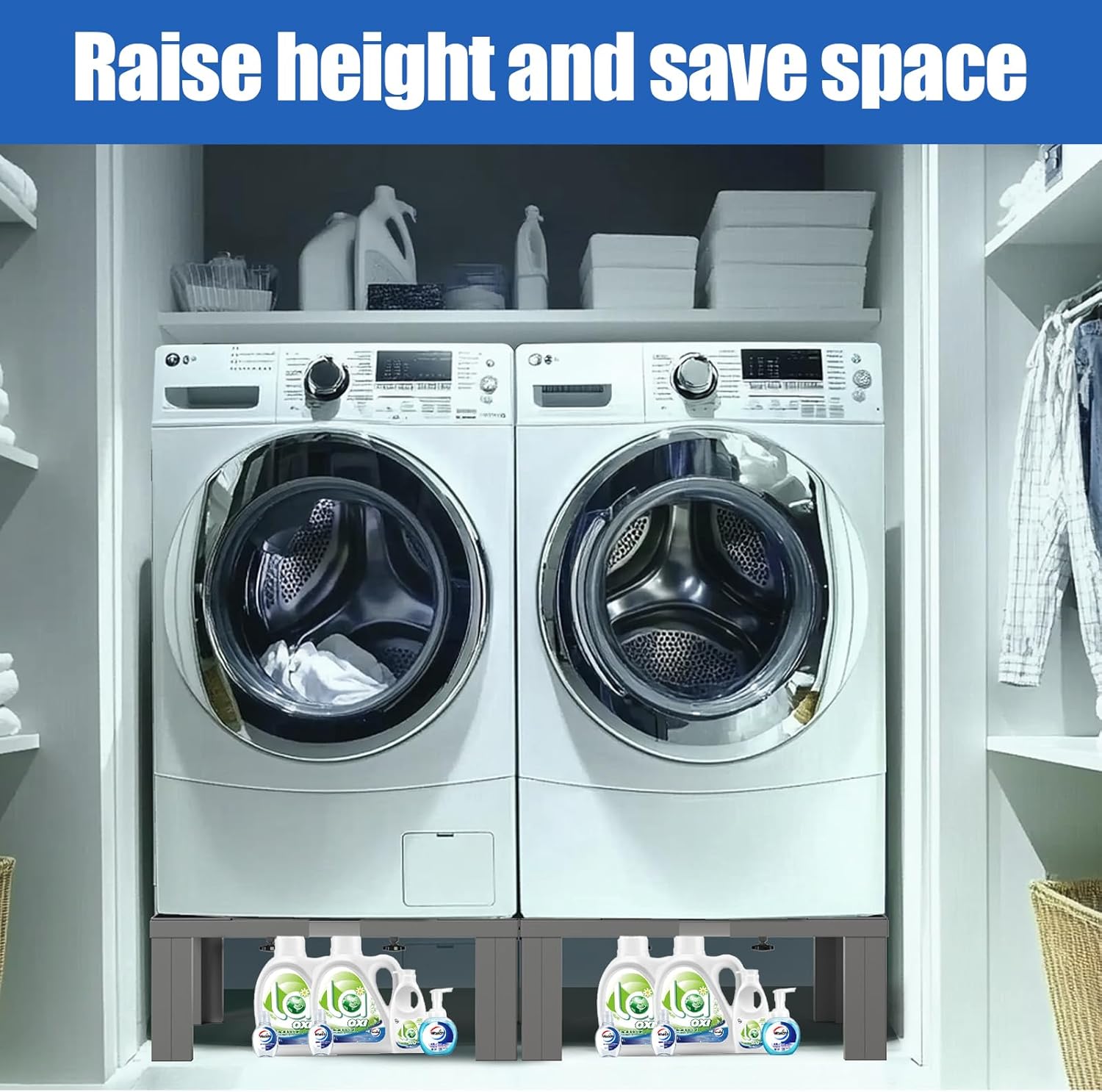 Chinchilla Heavy duty Stainless steel Laundry Pedestal ,12