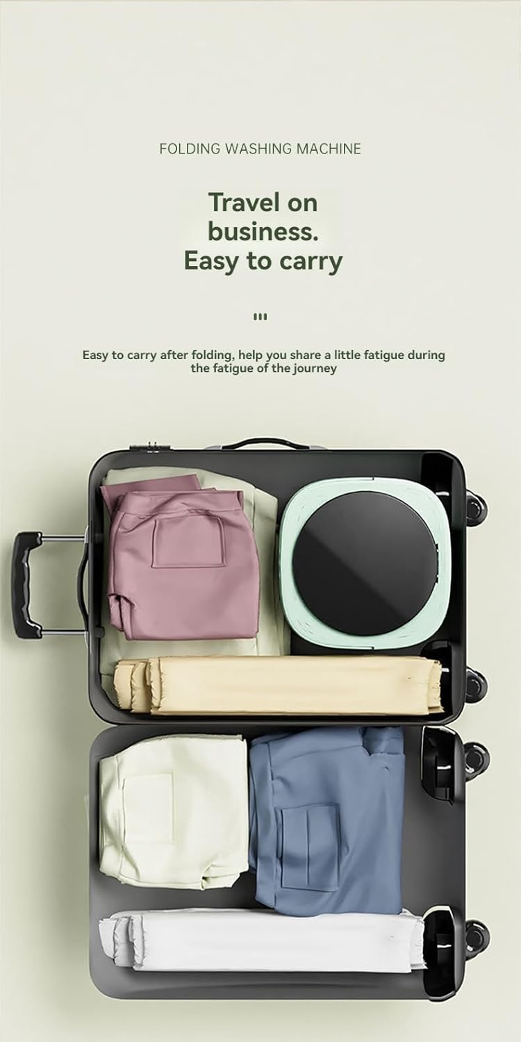 Portable Mini Washer with UV Light, 7L Compact Foldable Electric Washing Machine, Purple Collapsible Design with Spin Dry Basket for Delicates, Dorm, Travel (Rock Pink - with Basket & Hose)