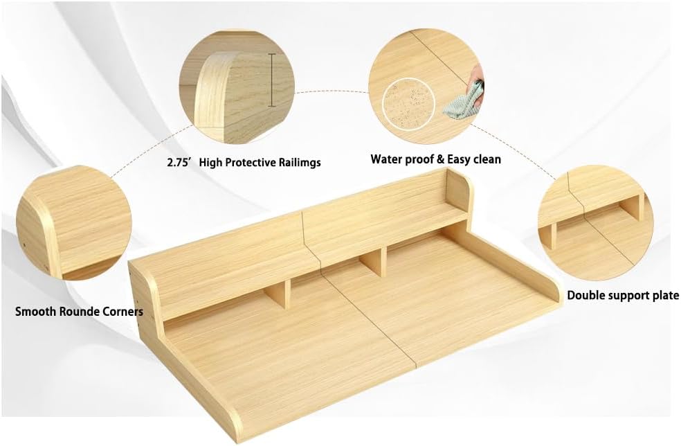 Washer Dryer Countertop, Washer Dryer Topper with Non-Slip Pads,54