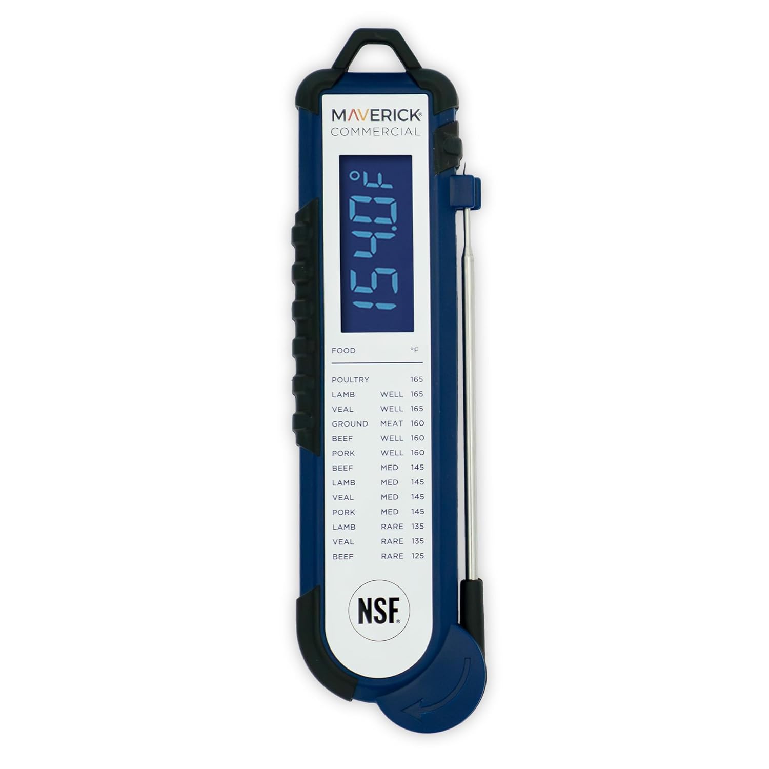 Maverick Pro-Temp Professional Thermocouple Thermometer, Type K Thermocouple, ±0.7°F Accuracy, Instant Read in 2 Seconds, Waterproof, Shock-Resistant, NSF Certified, NIST Calibrated, -40°F to 662°F