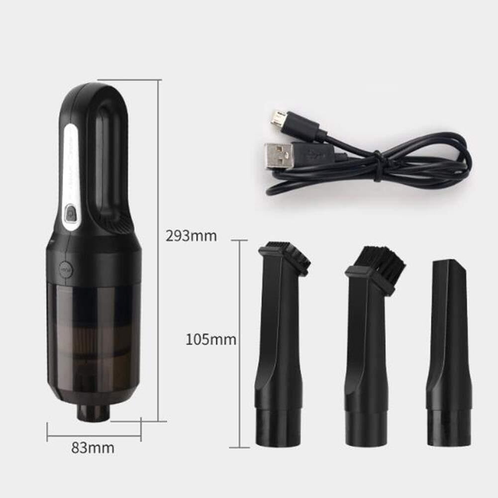 Handheld Vacuum Cordless, Portable Handheld Vacuum Cleaner, Rechargeable Quick USB Charge, HEPA Filter, Lightweight Wet Dry Vacuum for Pet Hair, Home and Car Cleaning