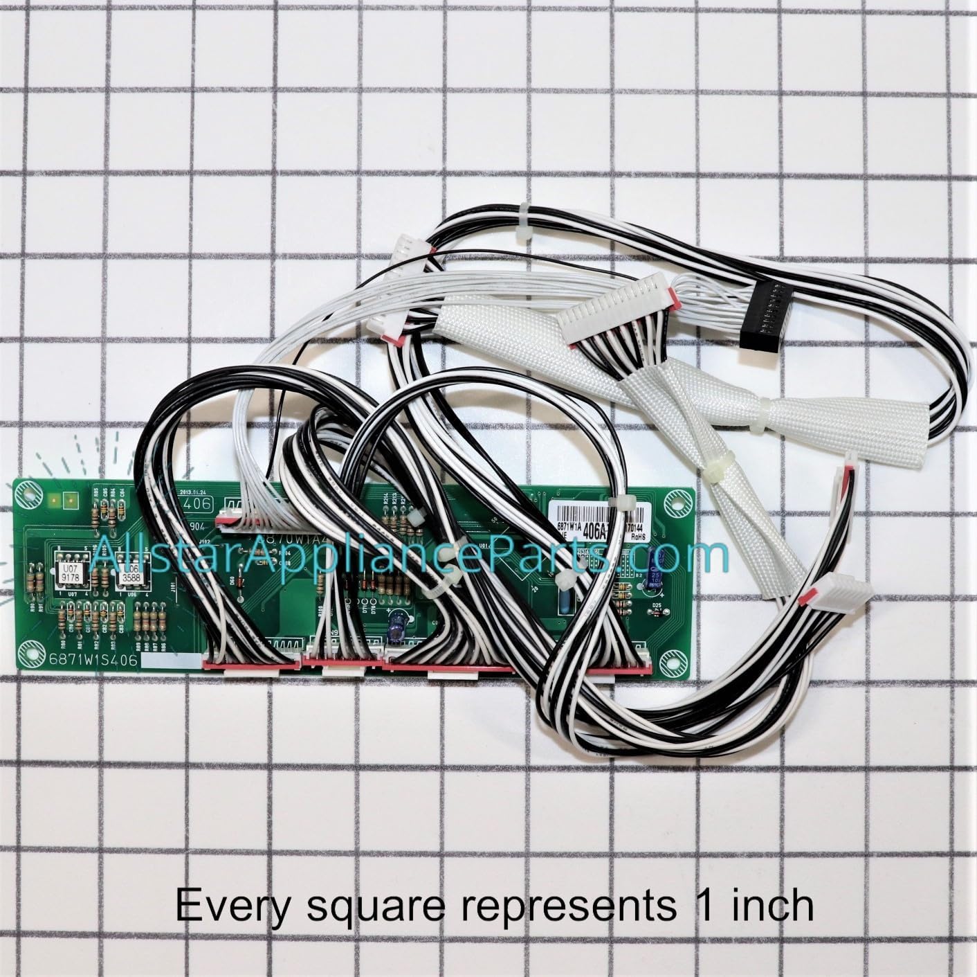 Allstar Appliance Parts WB27X10858 Microwave Display Board
