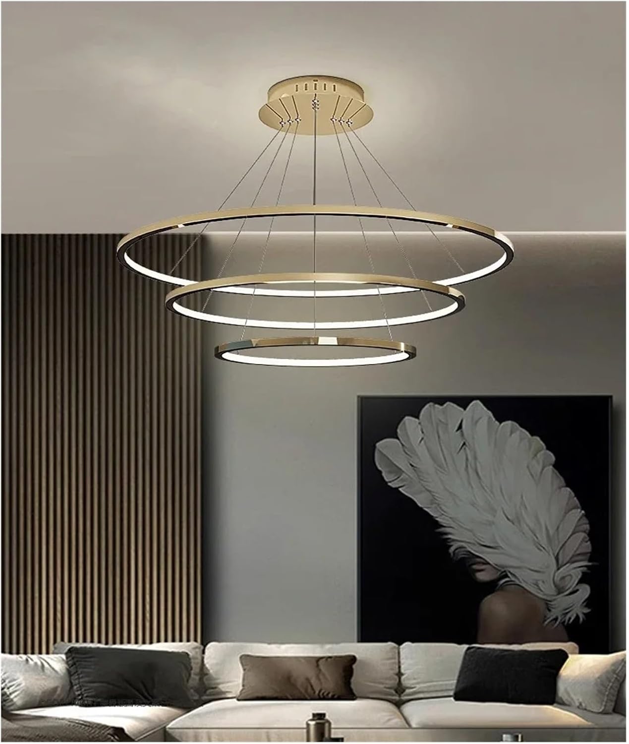 Nodic Lamp Living Home Decor Ring Ceiling Lamps Dining Room LED Minimalism Chandelier Indoor Lighting Hanging Light,Household