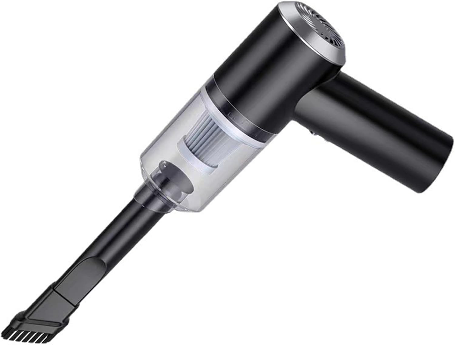 Portable Handheld Wireless Car Vacuum Cleaner Cordless Rechargeable Light Weight Household Compact 6000pa High Suction 2000mah Capacity Cleane & Large Suction Mini Vacuum Cleaner (Black)