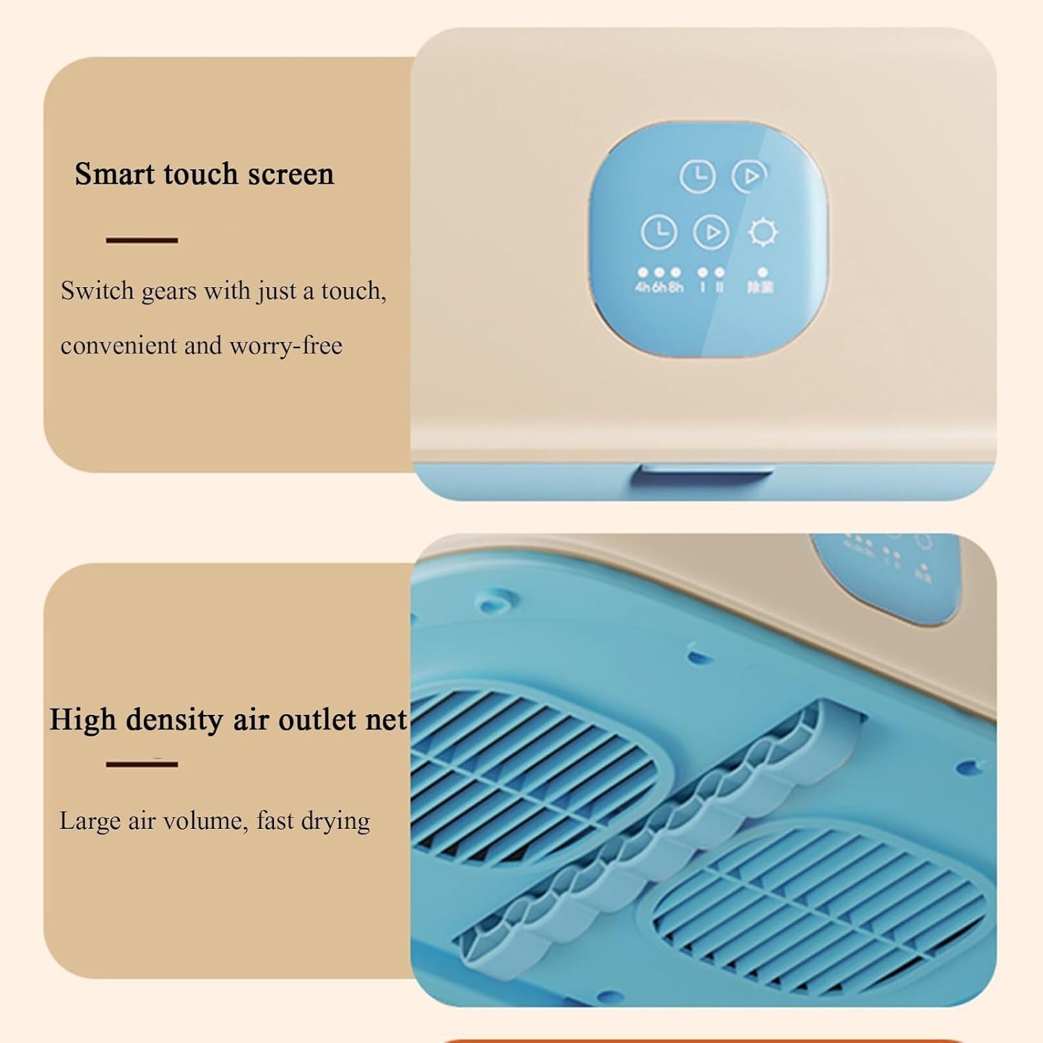 Dormitory Dryers, Household Small Foldable Portable Clothes Dryers, Mini Warm Air Clothes Dryers