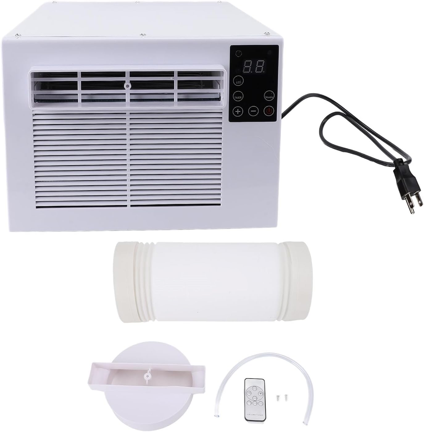 Portable Air Conditioner Small Cooling AC Unit Industrial for Outdoor Tent Camping RV Office Room 1876BTU (US Plug 110V)
