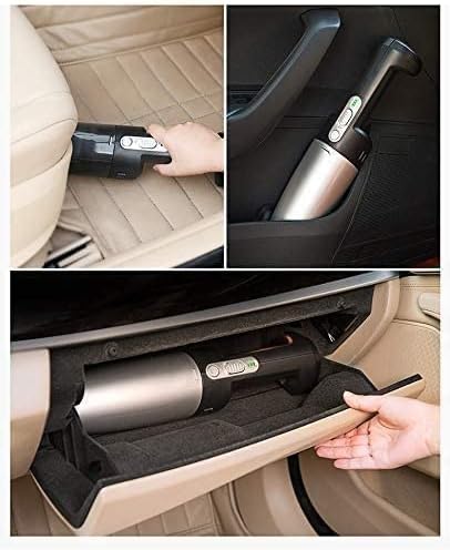 Handheld Vacuum, 5000PA Hand Vacuum Cordless with Stronger Cyclonic Suction, Rechargeable, Lightweight Wet/Dry Vacuum Cleaner for Home and Car Cleaning Energy Saving and Safety