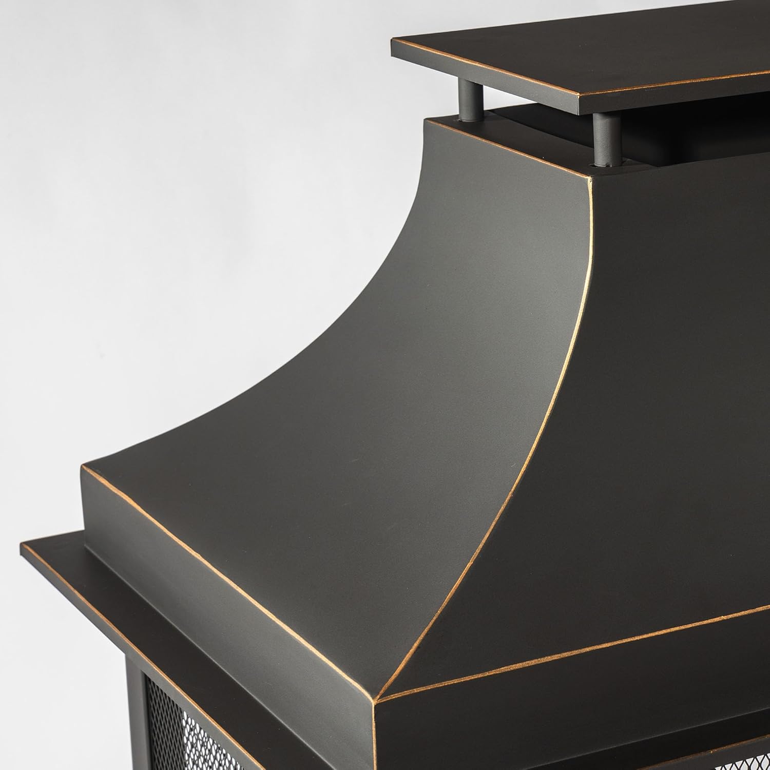 Steel Wood Outdoor Fireplace gwood Burning Chimney