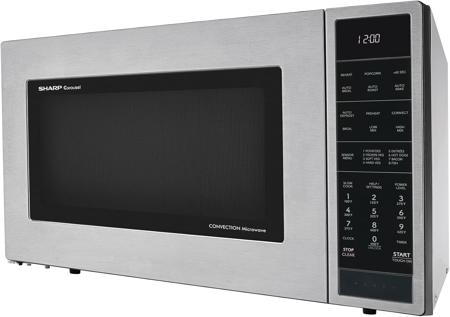 SHARP SMC1585KS Convection Countertop Microwave Oven with Removeable 15.4