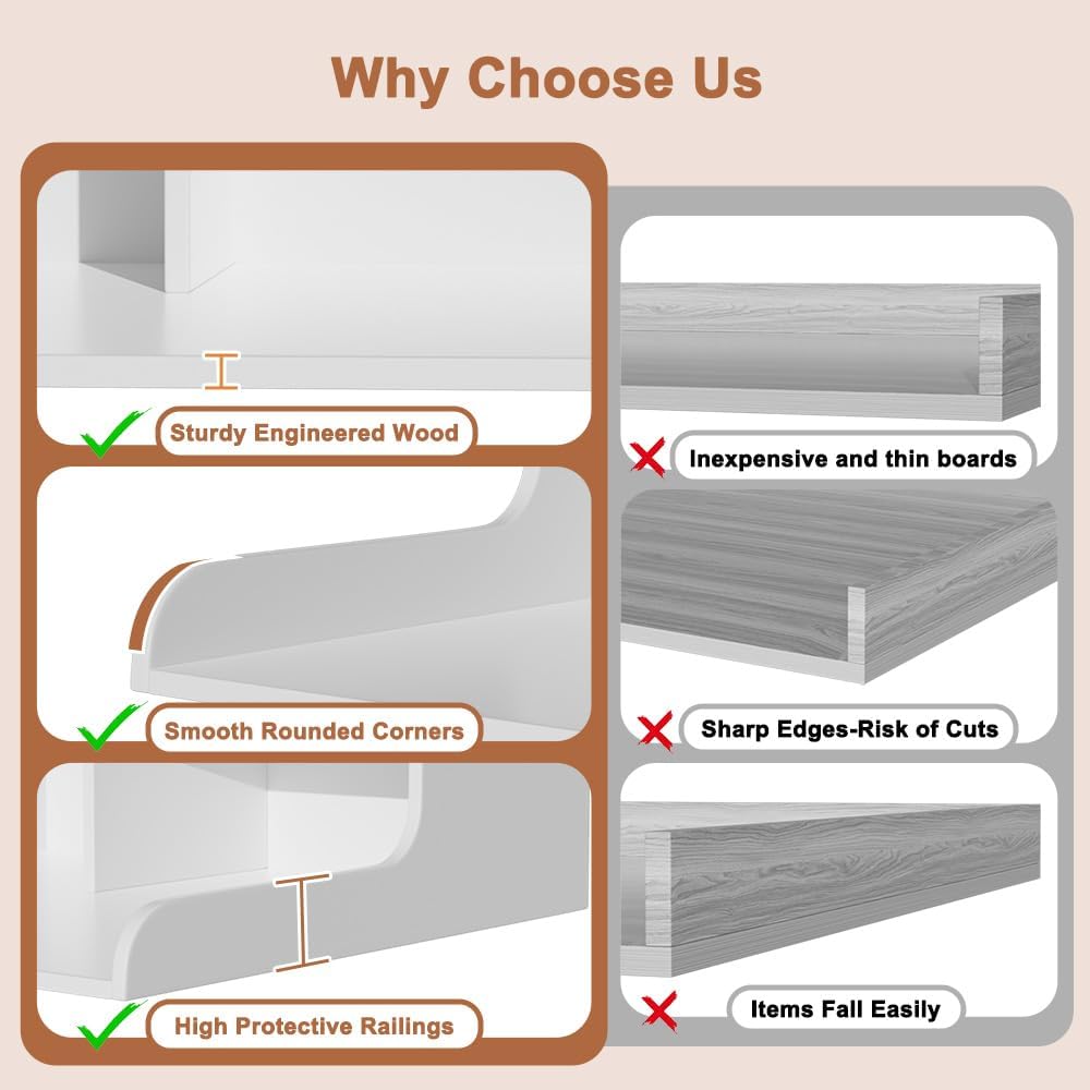 2 Tier Washer Dryer Countertop with Shelf, 27.5