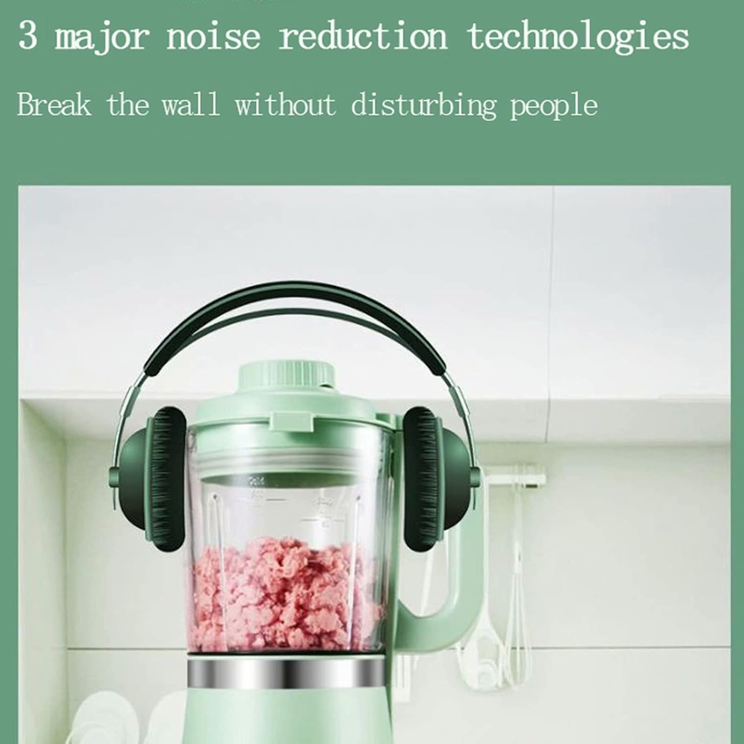 Multi Blender Juicer Food Processor with Glass Jar & A Grinder Strong Housing Smoothie Maker Glass Jar Removable Filling Cap for Easy Filling Ice Crushing Function,White-16 * 37.7CM