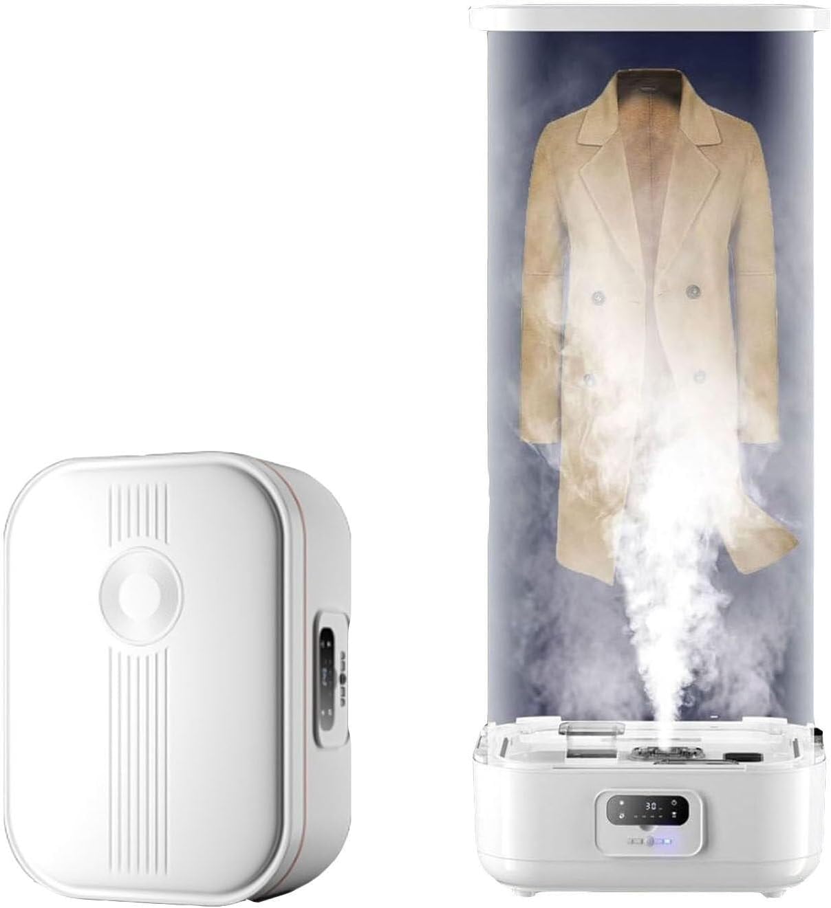 Clothing Care Machine,Automatic Ironing Machine，Drying Care Store 10kg Clothes, Eliminate Odors & Wrinkles， for Clothes & Fabric