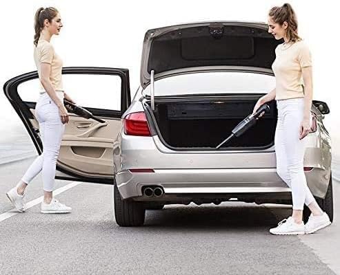 Handheld Vacuum, 5000PA Hand Vacuum Cordless with Stronger Cyclonic Suction, Rechargeable, Lightweight Wet/Dry Vacuum Cleaner for Home and Car Cleaning Energy Saving and Safety