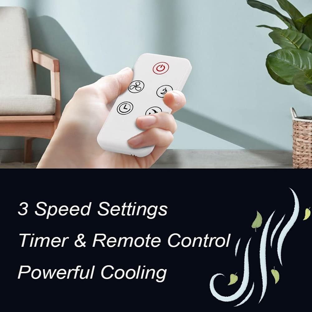 Wall Fan,16 Inch/18 Inch,3 Speed Settings Quiet Operation Wall Mounted Fan,Adjustable Angle,Timer & Remote Control Air Cool Fan for Living Room Motorhome Bedroom
