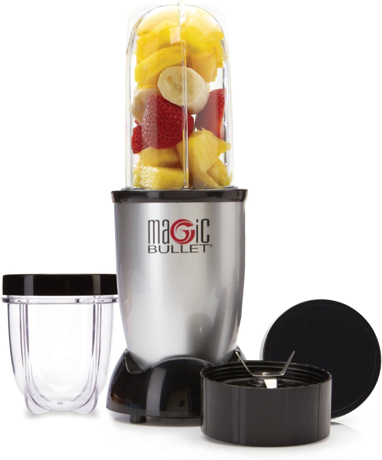 Silver 11 Piece Blender Set with Blender Cups