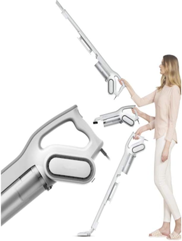 Hard Floor Vacuum Hand-held Household Vacuum Cleaner, Ultra-Quiet Small Large-Suction Wired Cleaner, Triple-Filter Comfortable Vacuum Cleaner with Handle