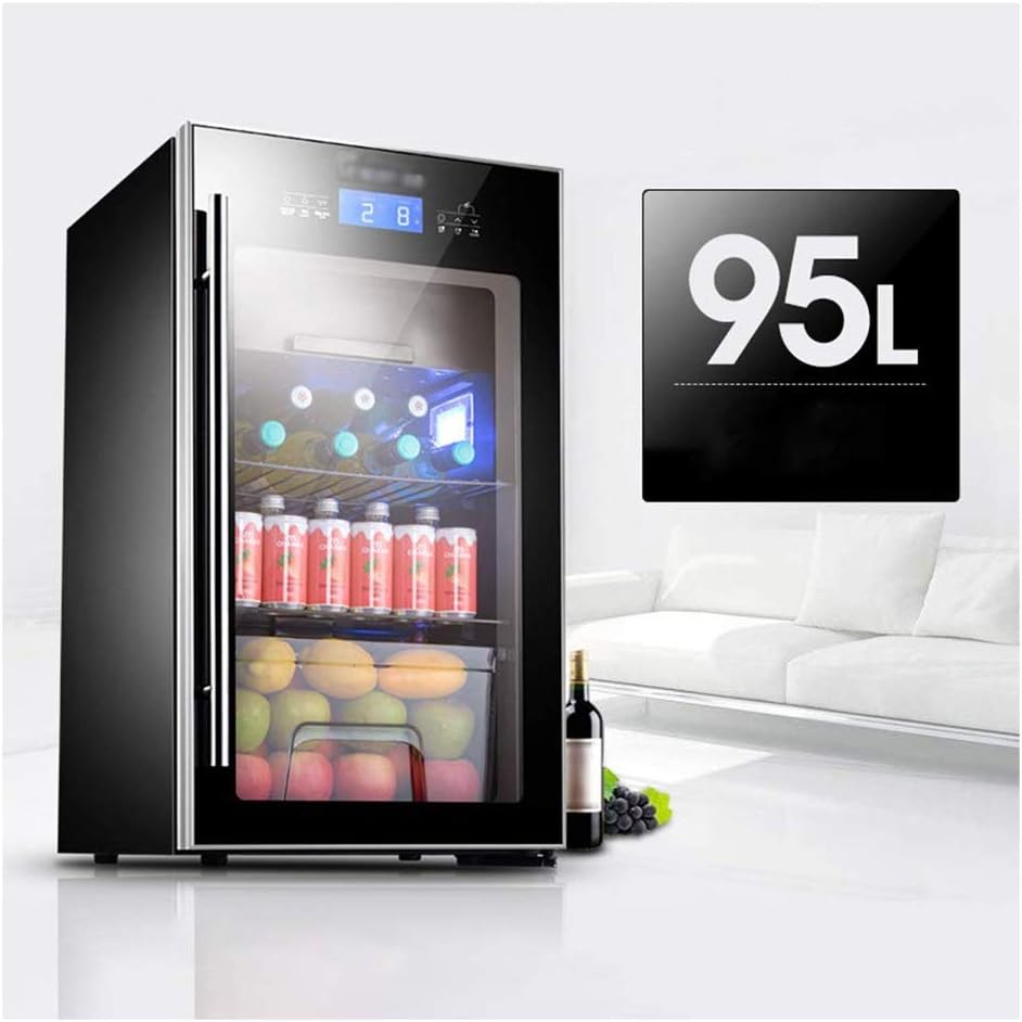 Built-in Wine Cooler with Dual Cooling Zones, Free-Standing Beverage Refrigerator with Glass Door, Beverage Refrigerator for Home Bar or Office