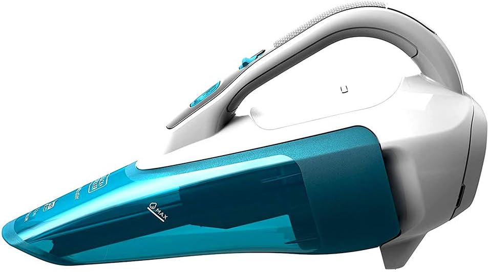 BLACK+DECKER WDA315J-QW WDA315J-QW-Aspirador de Mano GEN 9,5 con accesios para líquidos y sólidos 10,8 1,5Ah. Boquilla extensible y cepillo. Cargador tipo Jack, 15 W, 10.8 V