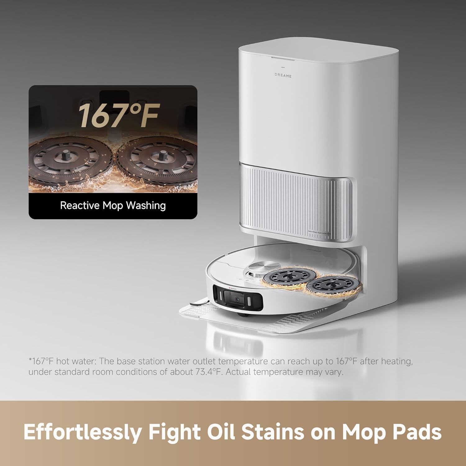 DREAME L40s Ultra AE Robot Vacuum Cleaner (White) and Filter(1PCS)