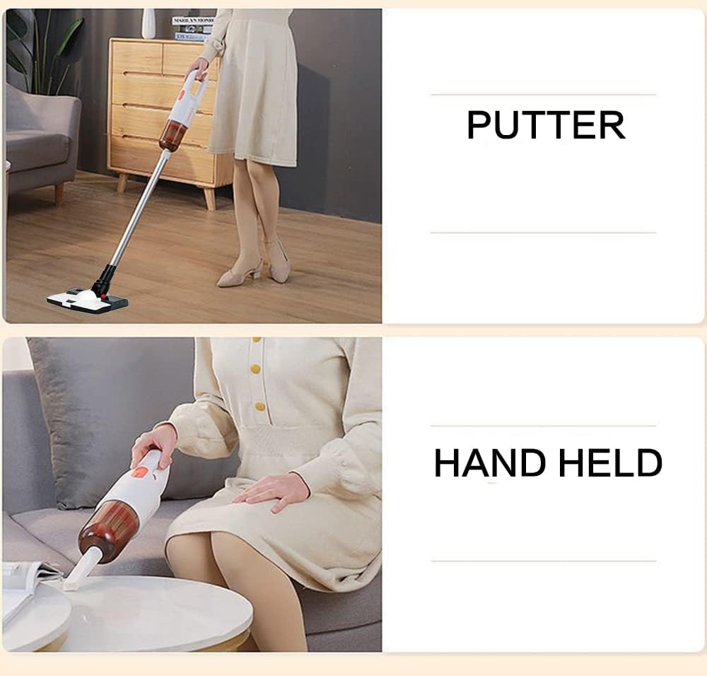 Cordless Wet Dry Vacuum Cleaner and Mop All in One, Mop and Vacuum Cleaner in One, Lightweight Powerful Stick Vacuum Cleaner Rechargeable Upright Vacuum Cleaner for Home Hard Floor Pet Hairs (Black)