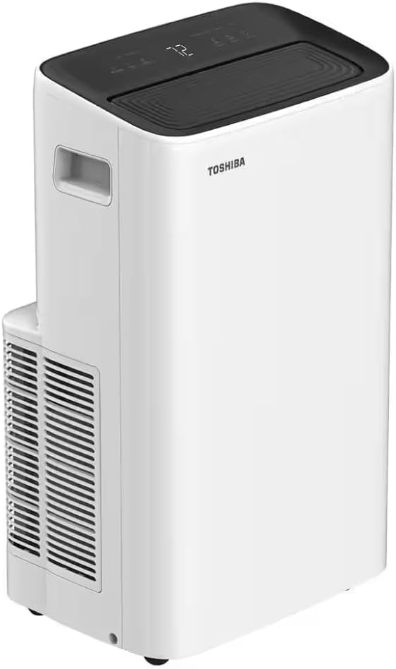 Toshiba PX0611CWRUFR 6,000 BTU (10,000 BTU ASHRAE) 115-Volt Smart Wi-Fi Portable Air Conditioner for Up To 250 Sq. Ft. - Certified Refurbished