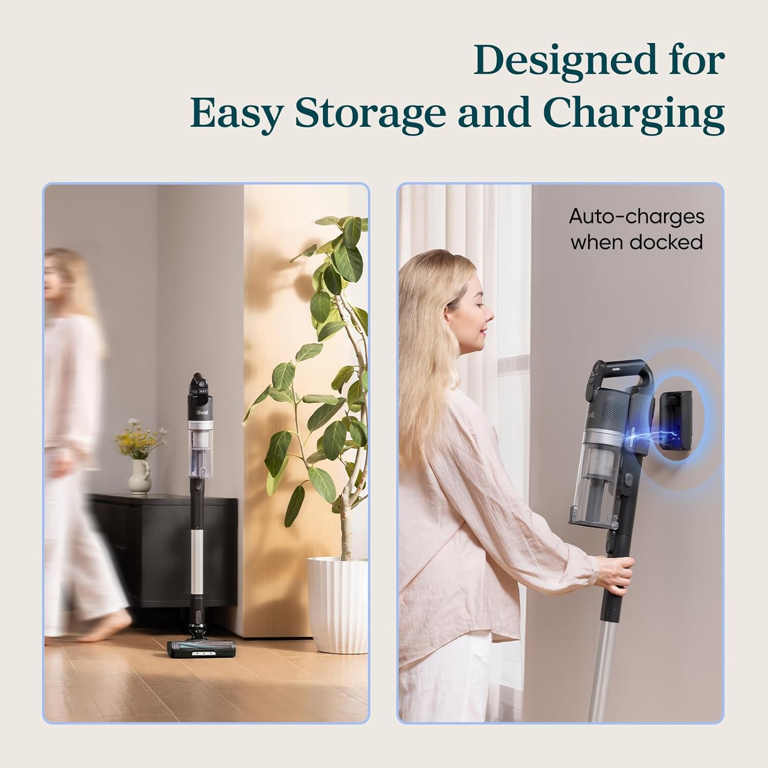 LEVOIT Cordless Vacuum Cleaner with HEPA Filter, Anti-Tangle Brush, Up to 70 Minutes, Charging Wall Dock, Powerful Suction, Lightweight, for Carpet, Hard Floor, Pet Hair, LVAC-200 MAX