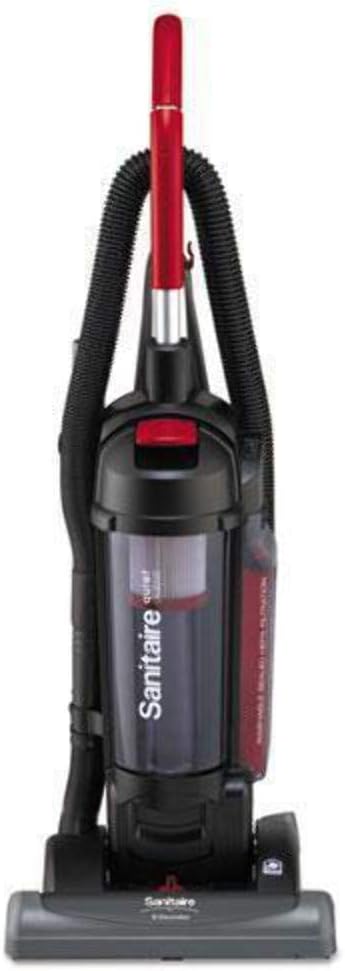 FORCE QuietClean Upright Vacuum with Dust Cup and Sealed HEPA Filtration, Black