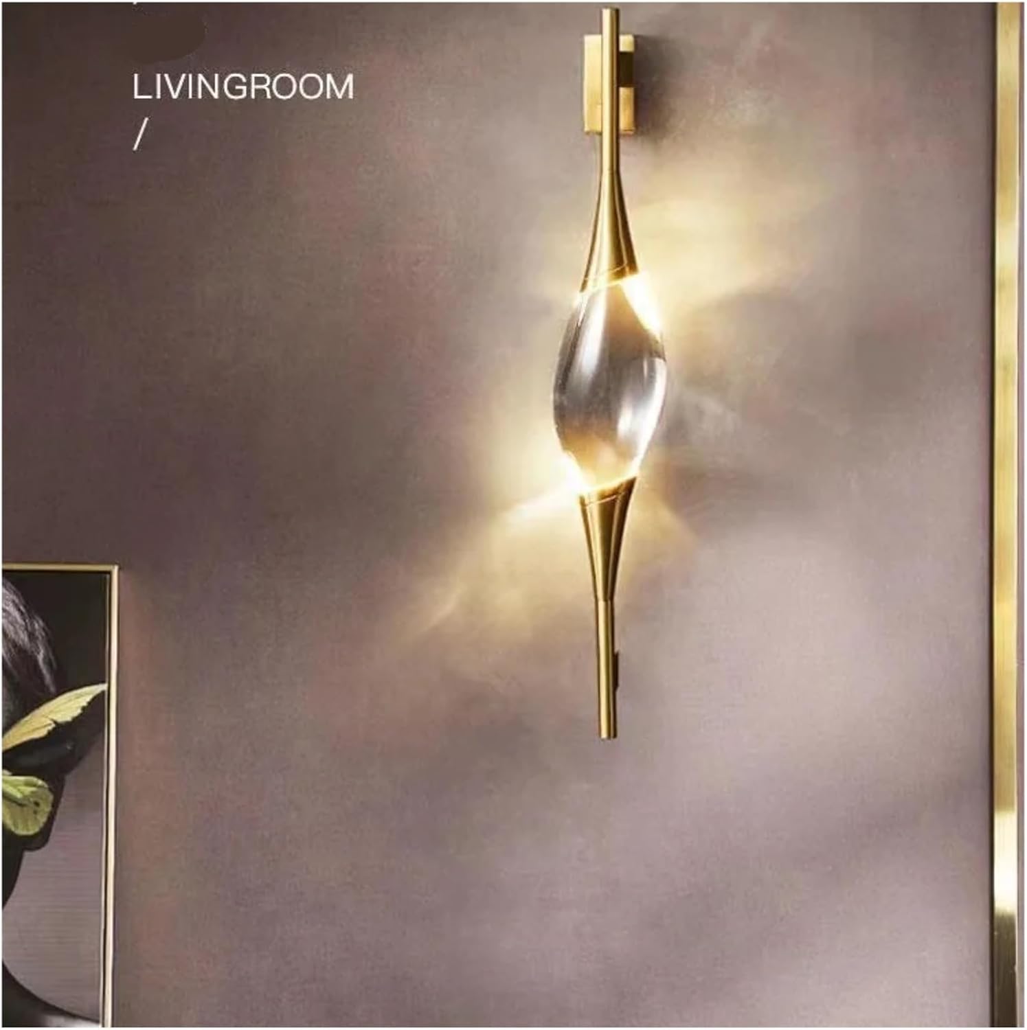 Copper Wall Lamp LED Postmodern Luxury Creative Lighting Indoor Fixtures Crystal Up Down Light,Household