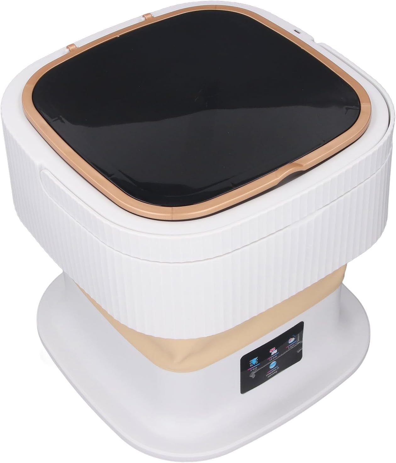 Pssopp Portable Laundry Washing Machine, 11.5L Underwear Baby Clothes Cleaner with Drain Hose for Small Space Dormitory Motorhome Use (US Plug)