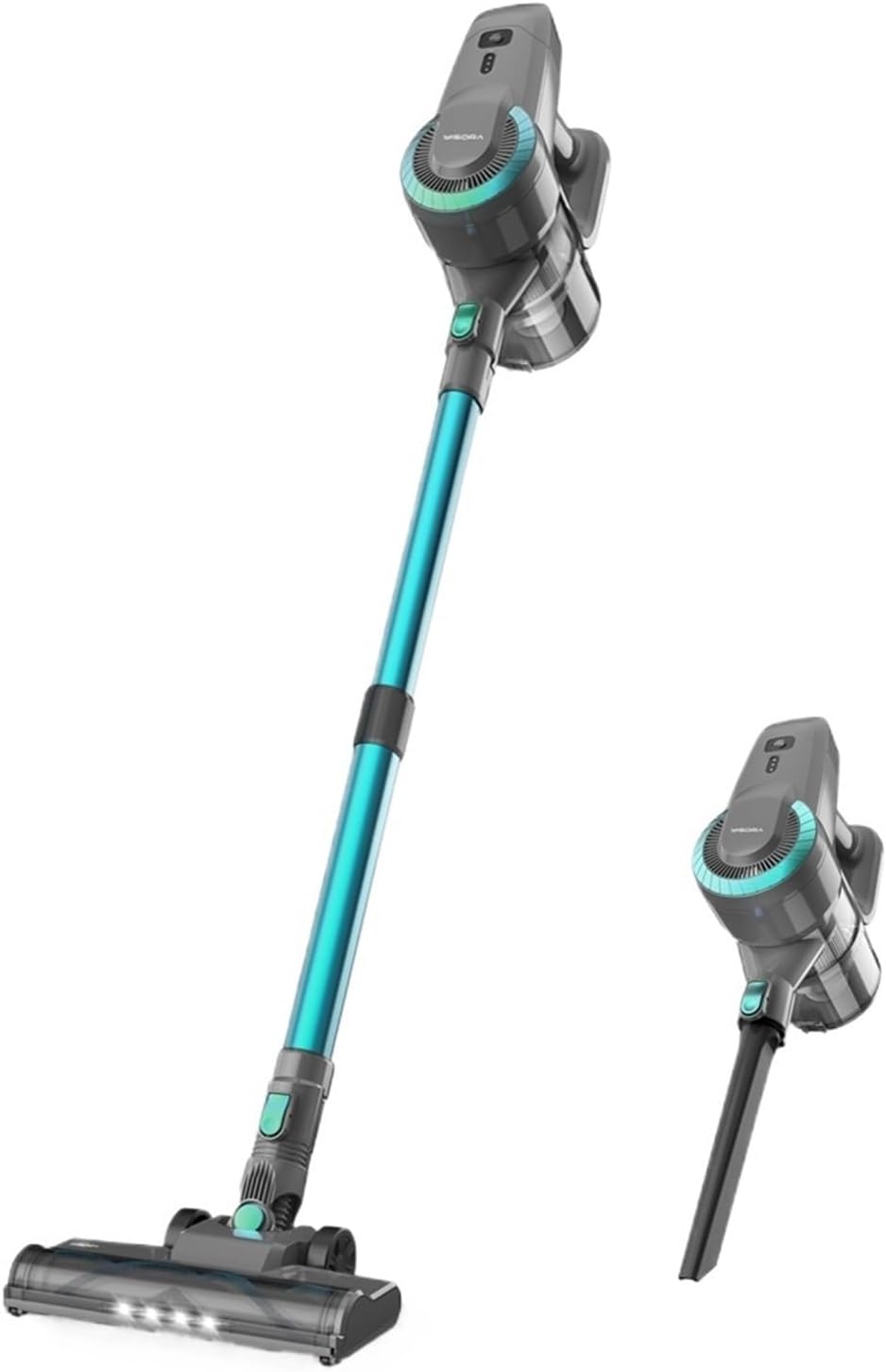 YISORA N300 Cordless Upright Vacuum Cleaner, 20Kpa Ultra Lightweight Stick Vacuum Fit for Carpet, Hard Floor, Car, Pet Hair