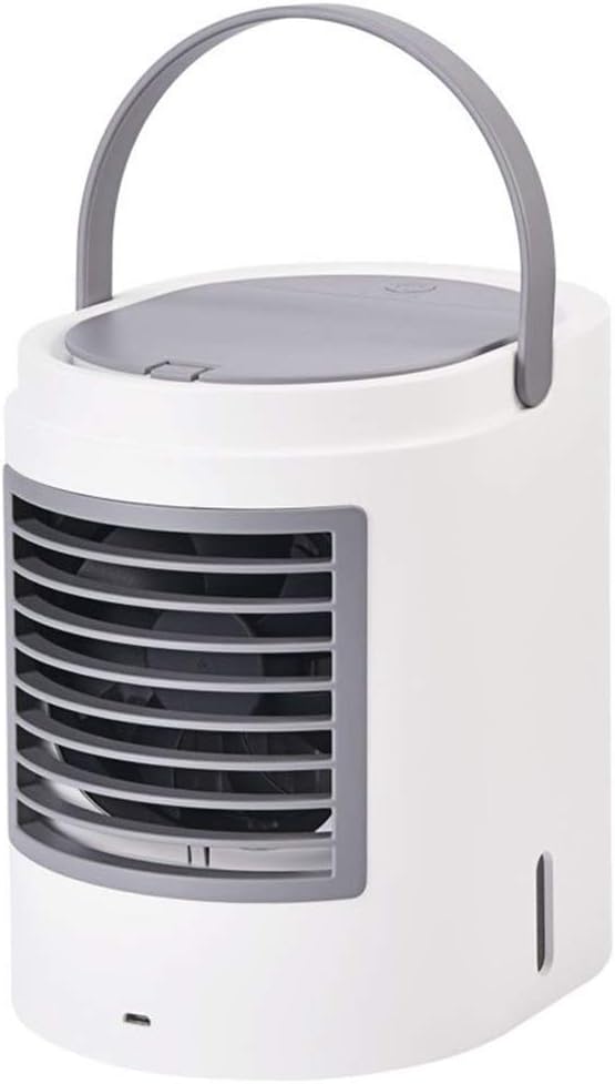 Cooling Fans USB Portable Air Conditioner Fan, 3 Speed Mini Personal Evaporative Air Cooler Small Desktop Cooling Fan with, Super Quiet Personal Table Fan Mini Evaporative Air Circulator Cooler