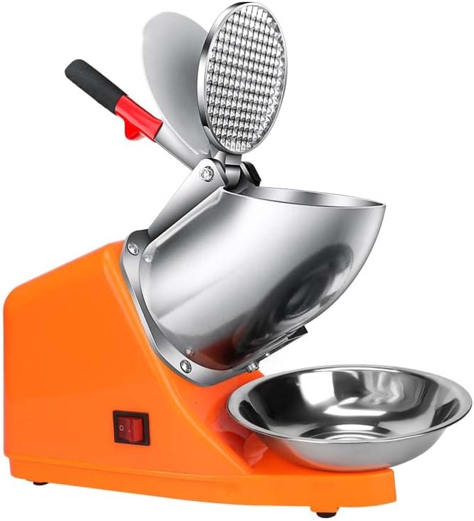High-Power Ice Crusher, Commercial Hit The Ice Machine, Electric Household Ice Shaver, Large Commercial Milk Tea Shop for Hot Pot Shop