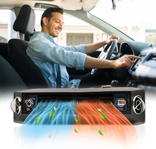 12V Air Conditioner for Car w/Heat 10000BTU, Under Dash 12 Volt Air Conditioner, 3-in-1 Compressor&Condenser DC AC 12V, Low Noise Rapid Cooling for Car, Automotive, Sedan, Pickup