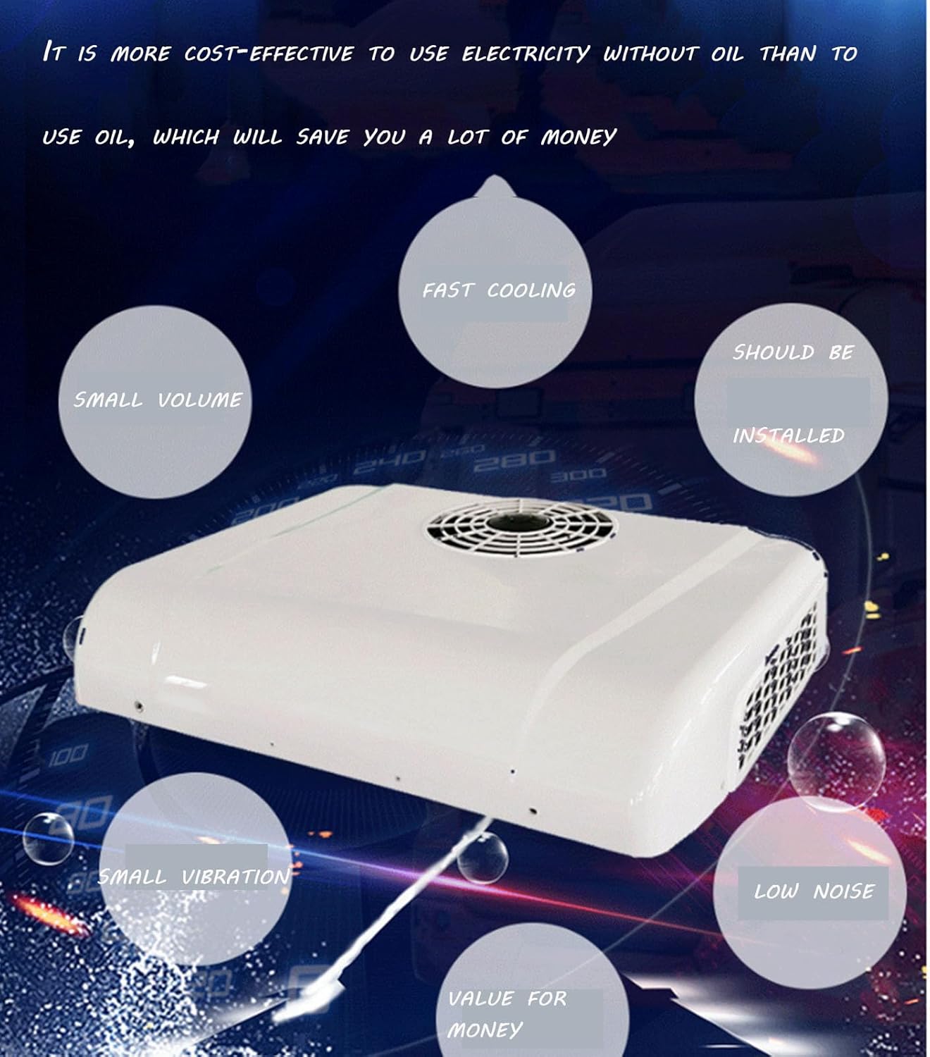 Rv Air Conditioner Rv Truck Air Conditioner, Truck Heating and Cooling Car Air Conditioner, Overhead Unit, 12V24V, Car Air Conditioner