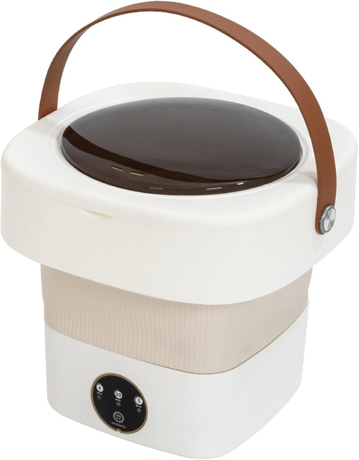 WHYATT Portable Mini Folding Washing Machine, Folding,4.5L Deep Cleaning, Suitable for Apartments, Dormitories, Camping