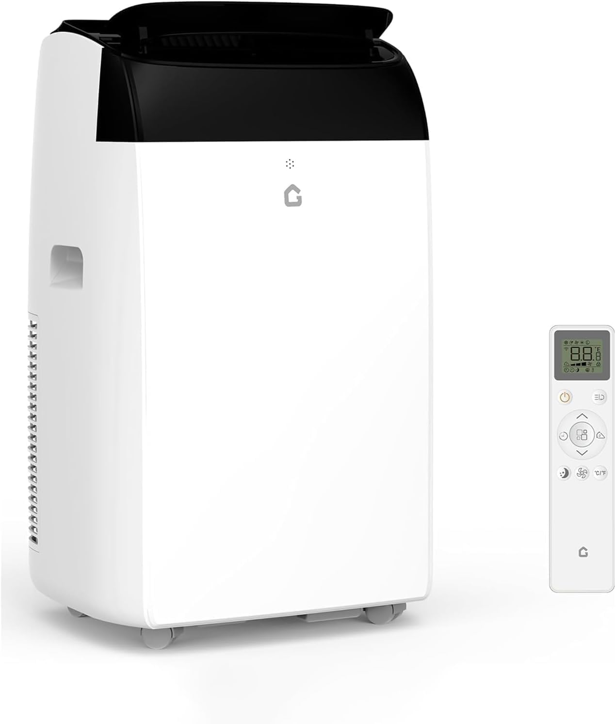 14,000 BTU Portable Air Conditioner – AC Unit Cools 550–750 Sq.Ft, 3-In-1 (Cool/Dry/Fan), 420m³/h Airflow, Quiet Sleep Mode, Remote, 24H Timer, Energy-Efficient Portable AC for Home & Office