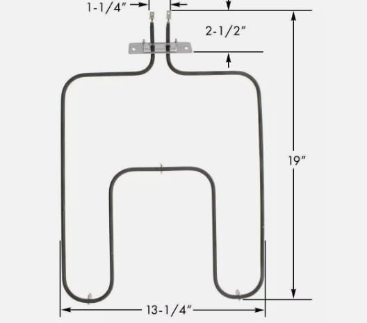 Hotpoint Range Oven Stove Element Bake Unit Heating Element Compatible with Vintage WB44X200
