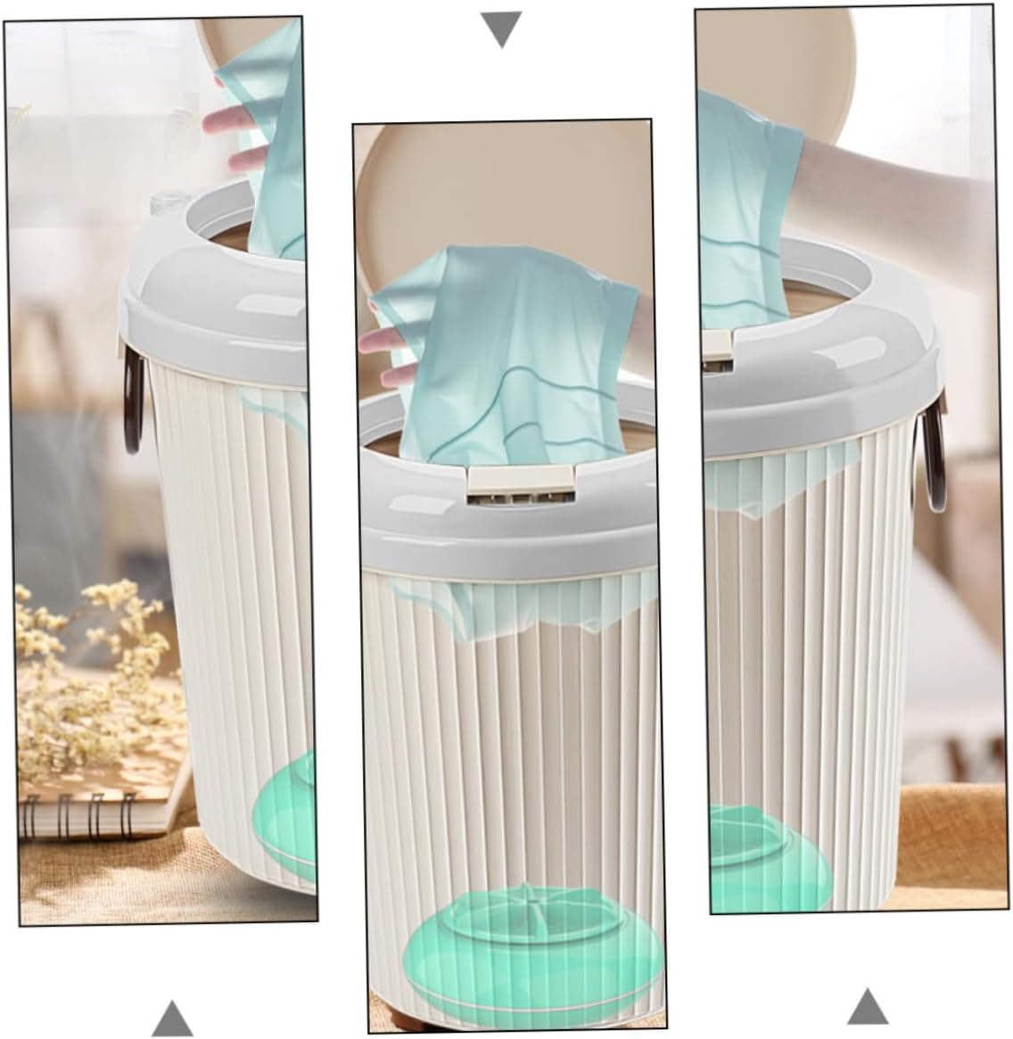 8L Portable Ultrasonic Washing Machine for Underwear and Baby Clothes USB Mini Washer Large Capacity for Home Use for Apartments and Travel