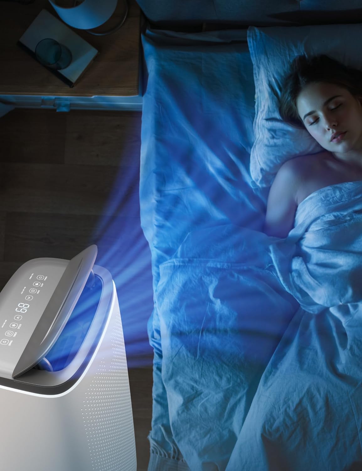 14000 BTU Portable Air Conditioner - 3 in-1 Cooling, Dehumidifier & Fan with Quiet Operation, Sleep Mode, 24H Timer & Energy Savings, for Rooms Up to 700 Sq.Ft, Includes Remote Control, Reusable Filt