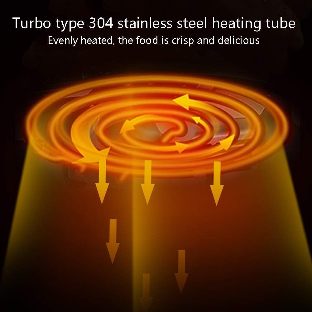 oven mini oven air fryer oven Small Air Fryer, Air Fryer, Electric Fryers with 360° hot air high-speed circulation heating, 30 Minute Timer and Adjustable Temperature Control 1300W, 4.5 Litre Small