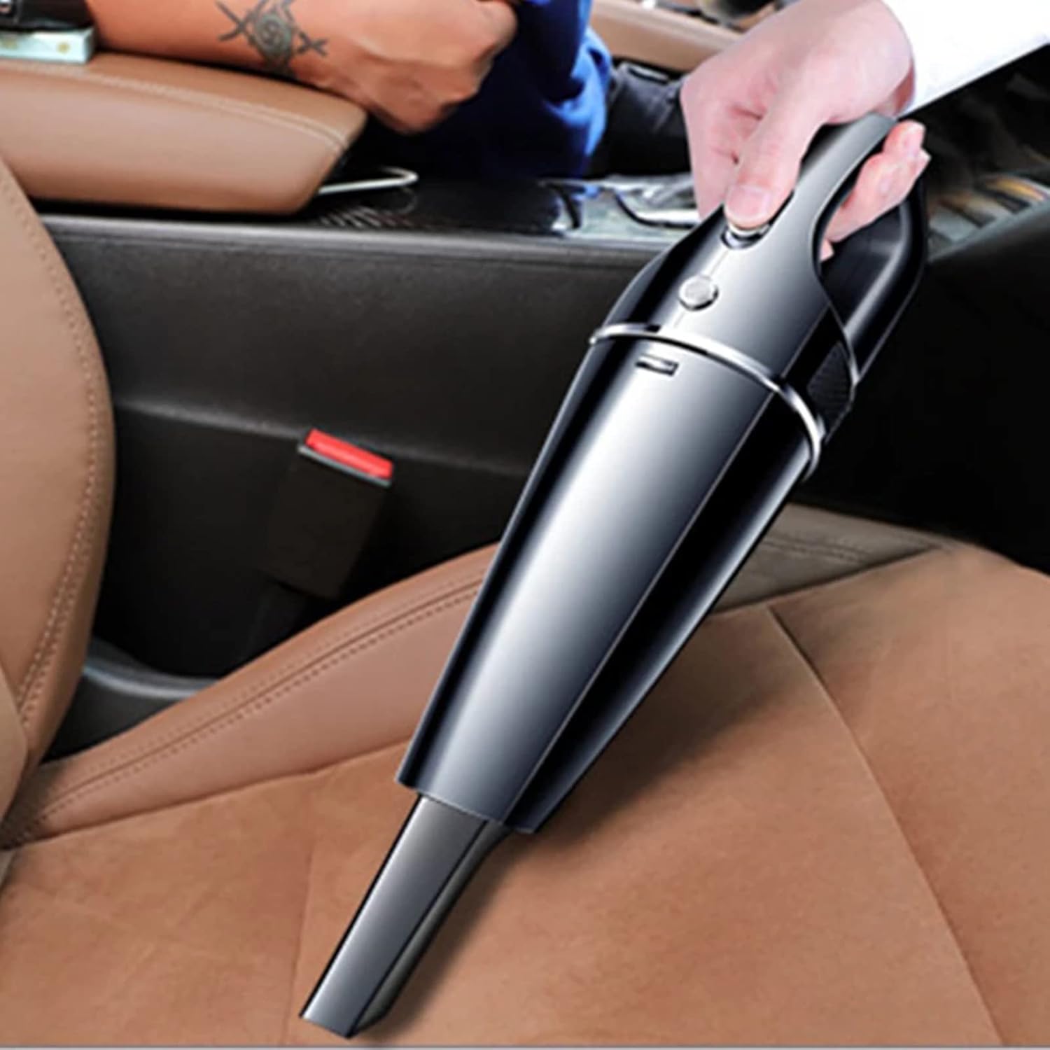 12000PA Handheld Vacuum Cleaner, Cordless Hand Rechargeable with Long Runtime 3H Fast-Charge Portable Handheld for Car Home Office Desk Upholstery Keyboard Dust,Yellow
