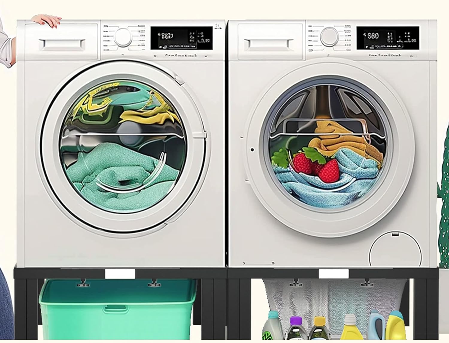 I'Ezonk Full size Heavy duty all steel Laundry Pedestal , 16