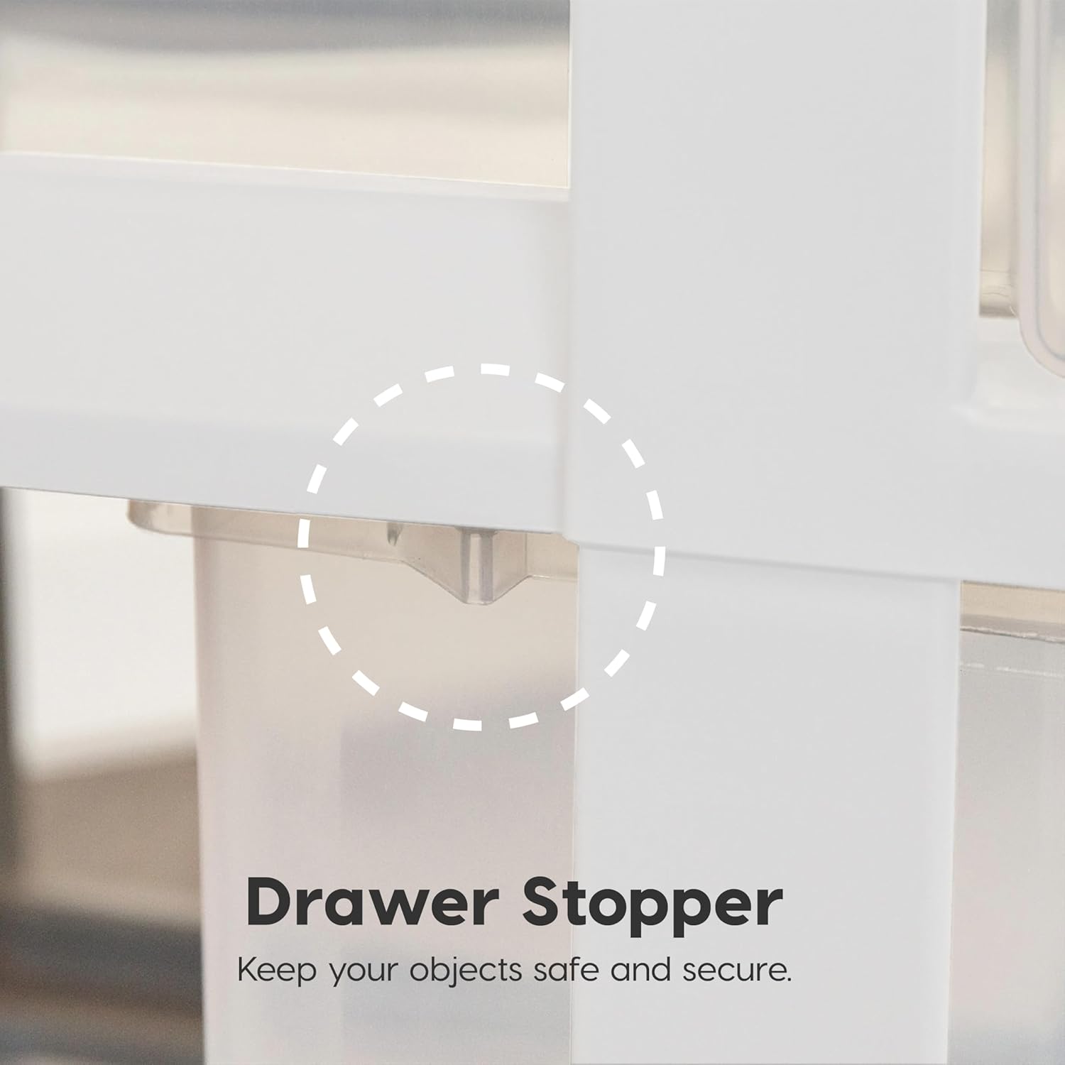 IRIS USA Plastic Drawer Storage Organizer Rolling Cart, with Wheels Casters, 7-Drawers, for Art Craft Supplies Bathroom Dorm Bedroom Laundry Room, White/Clear